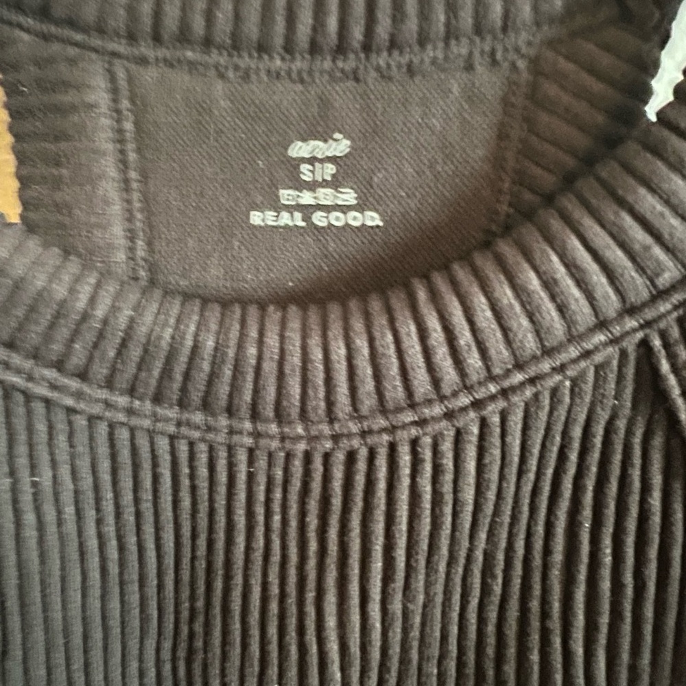NWT women’s Aerie Real Good high neck ribbed cropped tank, small - Picture 4 of 4